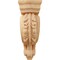 Ekena Millwork 3"W x 7 3/4"D x 10"H Small Hudson Acanthus Wood Corbel, Red Oak CORW03X08X10HDRO - alternate 2